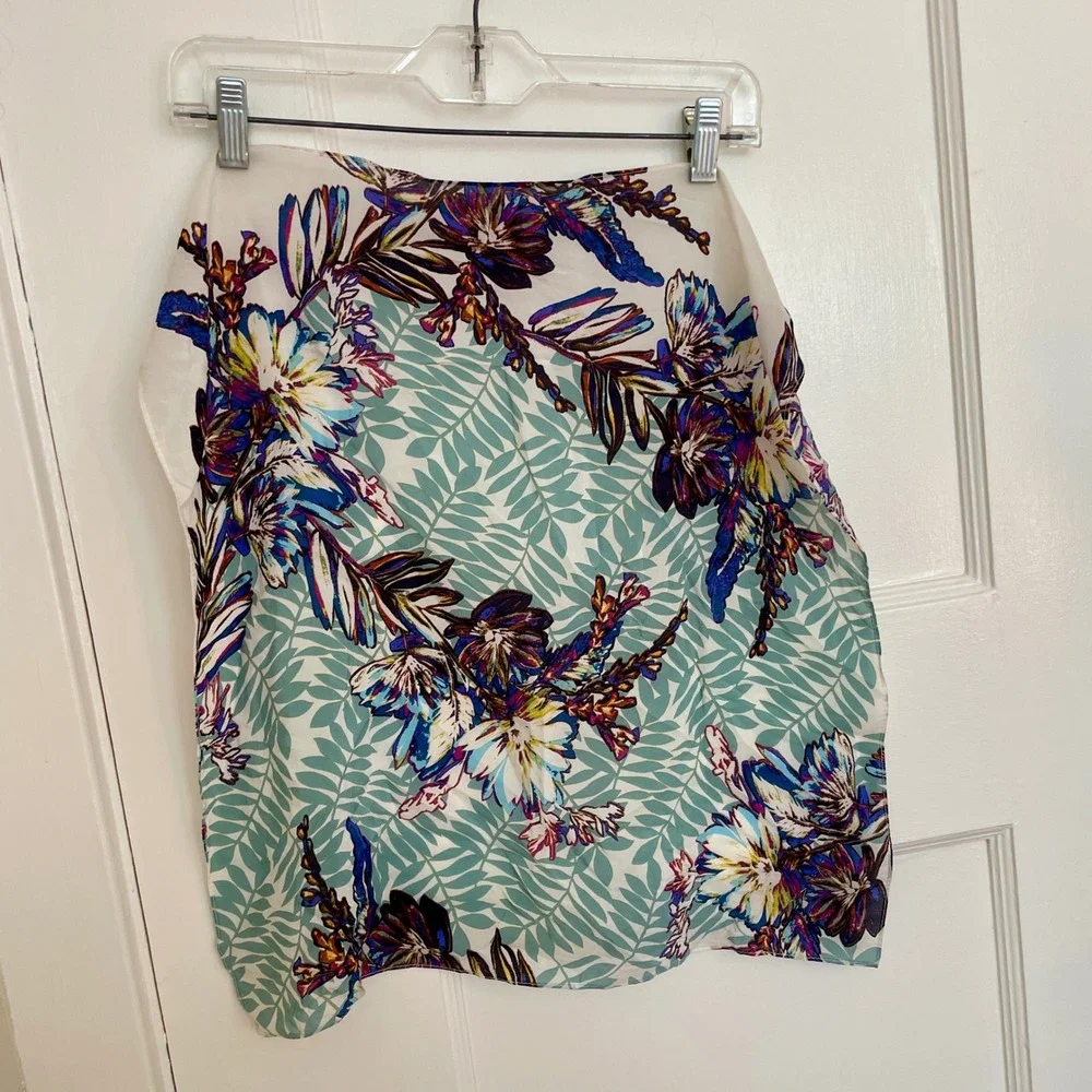 Colorful‎ Floral Print Square Scarf Silk Blend Neckerchief Accessory